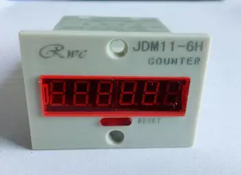 6 Numeroinen Näyttö Elektroninen Digitaalinen Laskuri JDM11-6H teollisuuden counter sähkökatkos memory